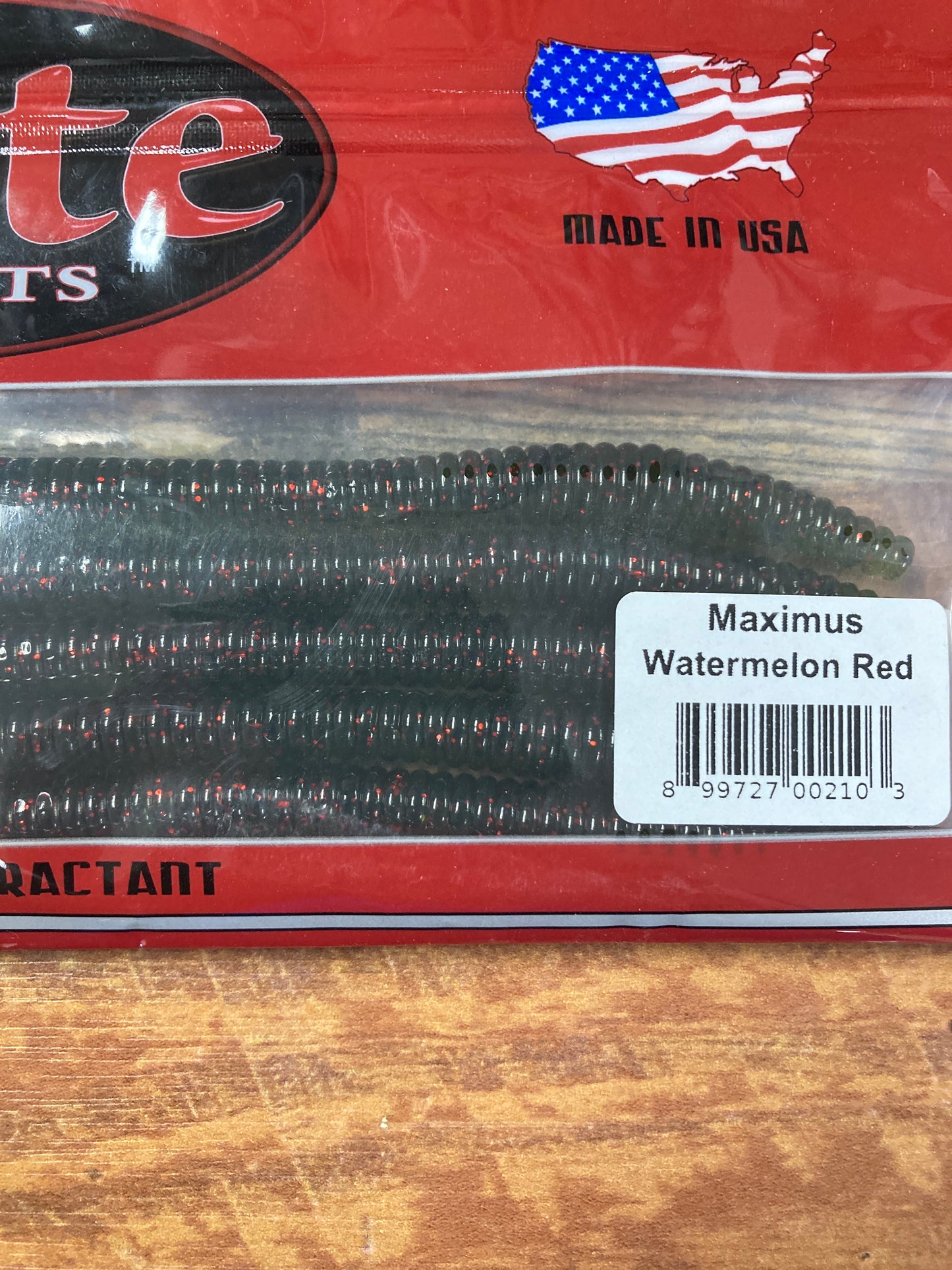 XCITE 10.5 MAXIMUS WORM WATWRMELON RED