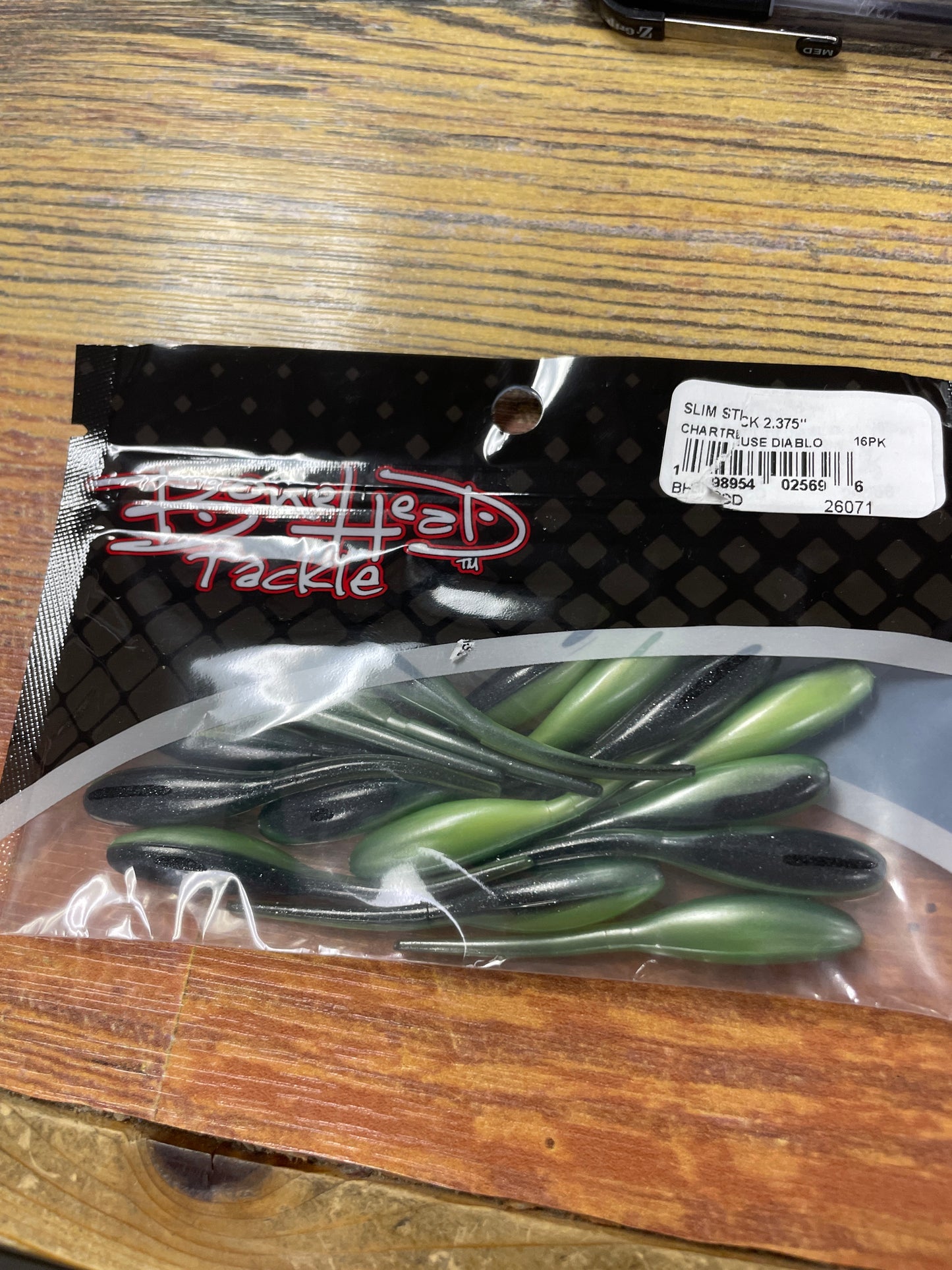 Bonehead Slim Stick 2.375" Chartreuse Diablo