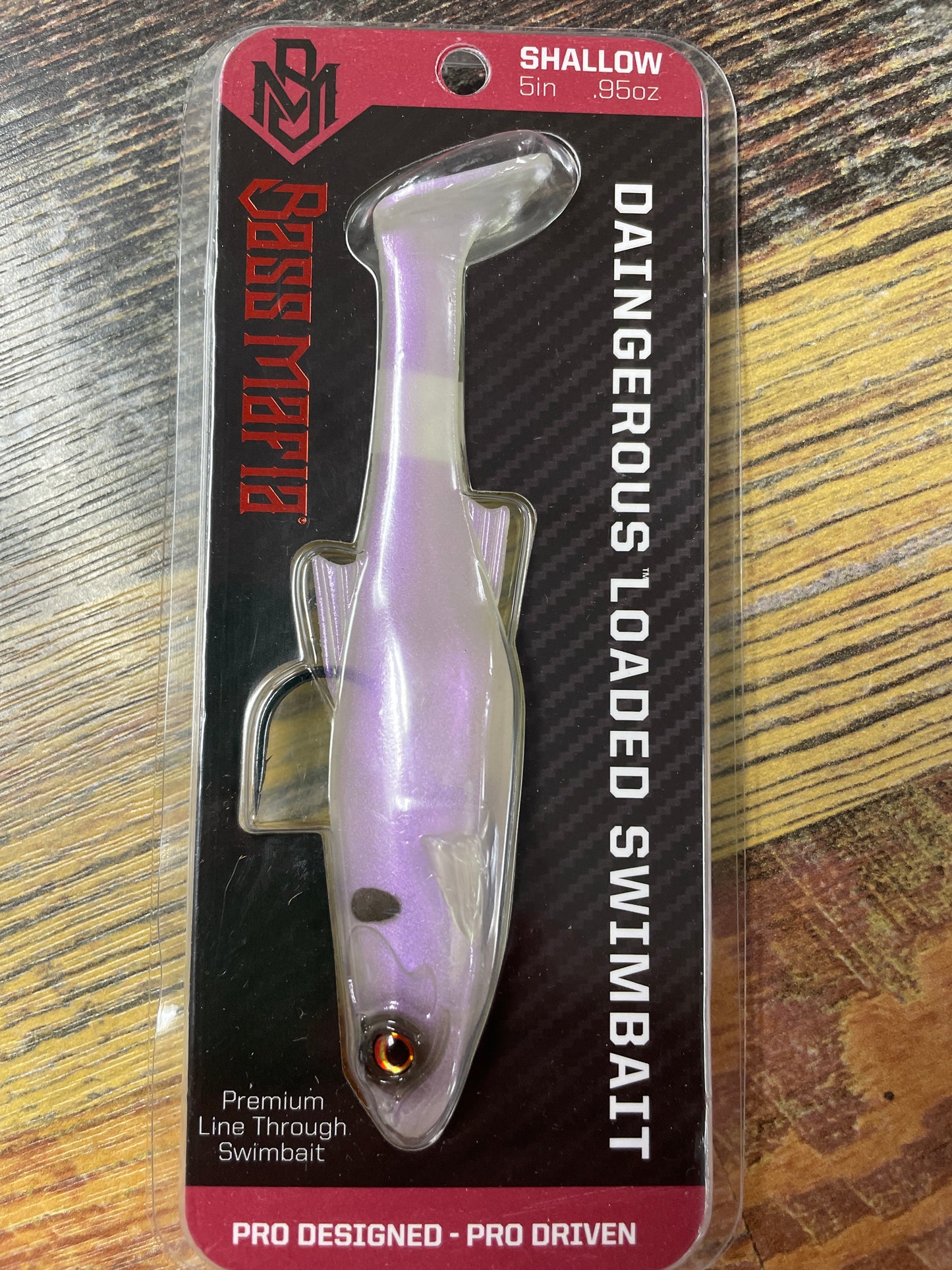 Bass Mafia Dainger Swimbait 5” Violet Albino