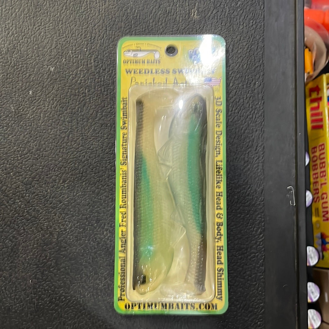 Optimum Baits Boom Boom Weedless Swimbait Ghost Rider