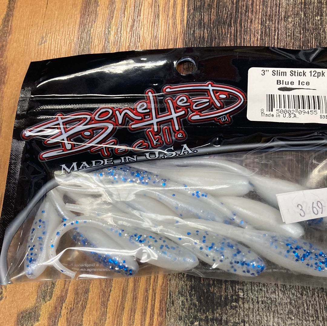Bone Head Slim Stick 3" Blue Ice
