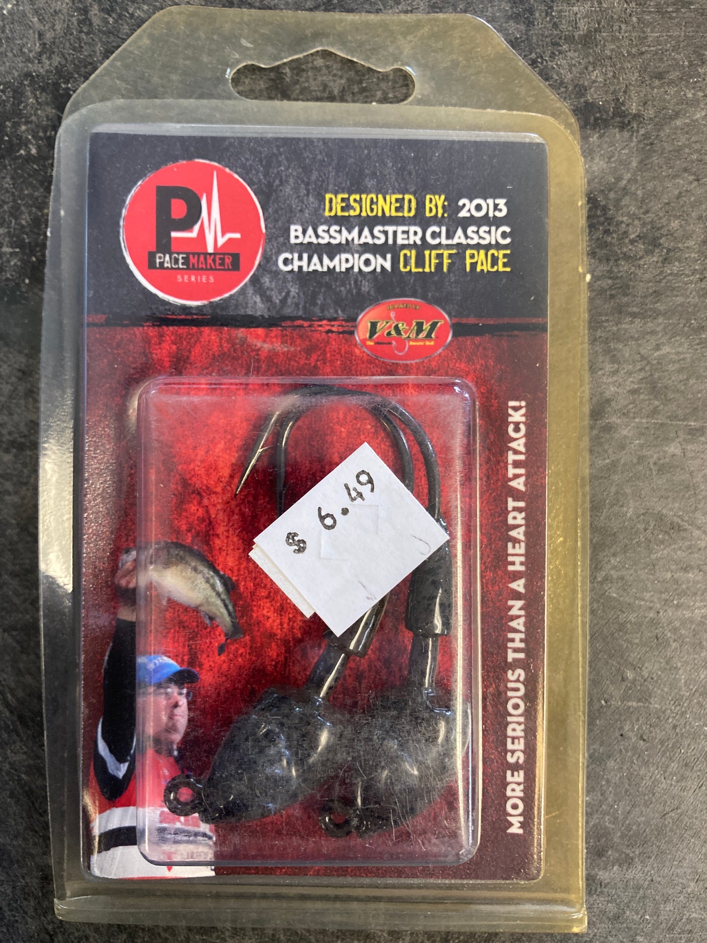 V&M Pacemaker Swim Bait 1 oz. Green Pumpkin