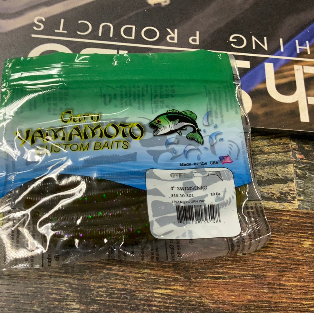 Yamamoto Swimsenco 4” NF/LG Green Purple