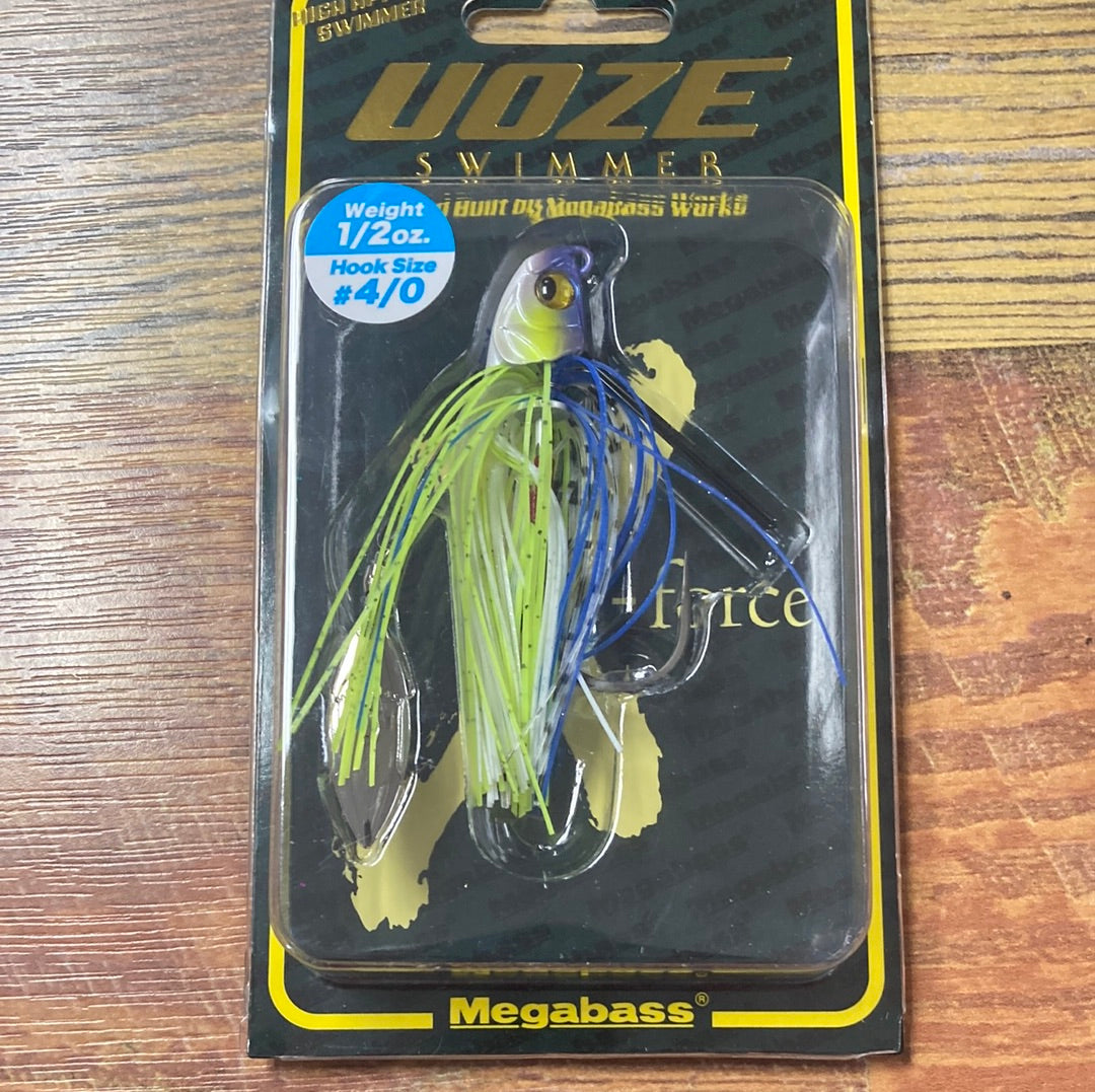 Megabass Uoze Swimmer 1/2 oz. 4/0 Sexy Shad