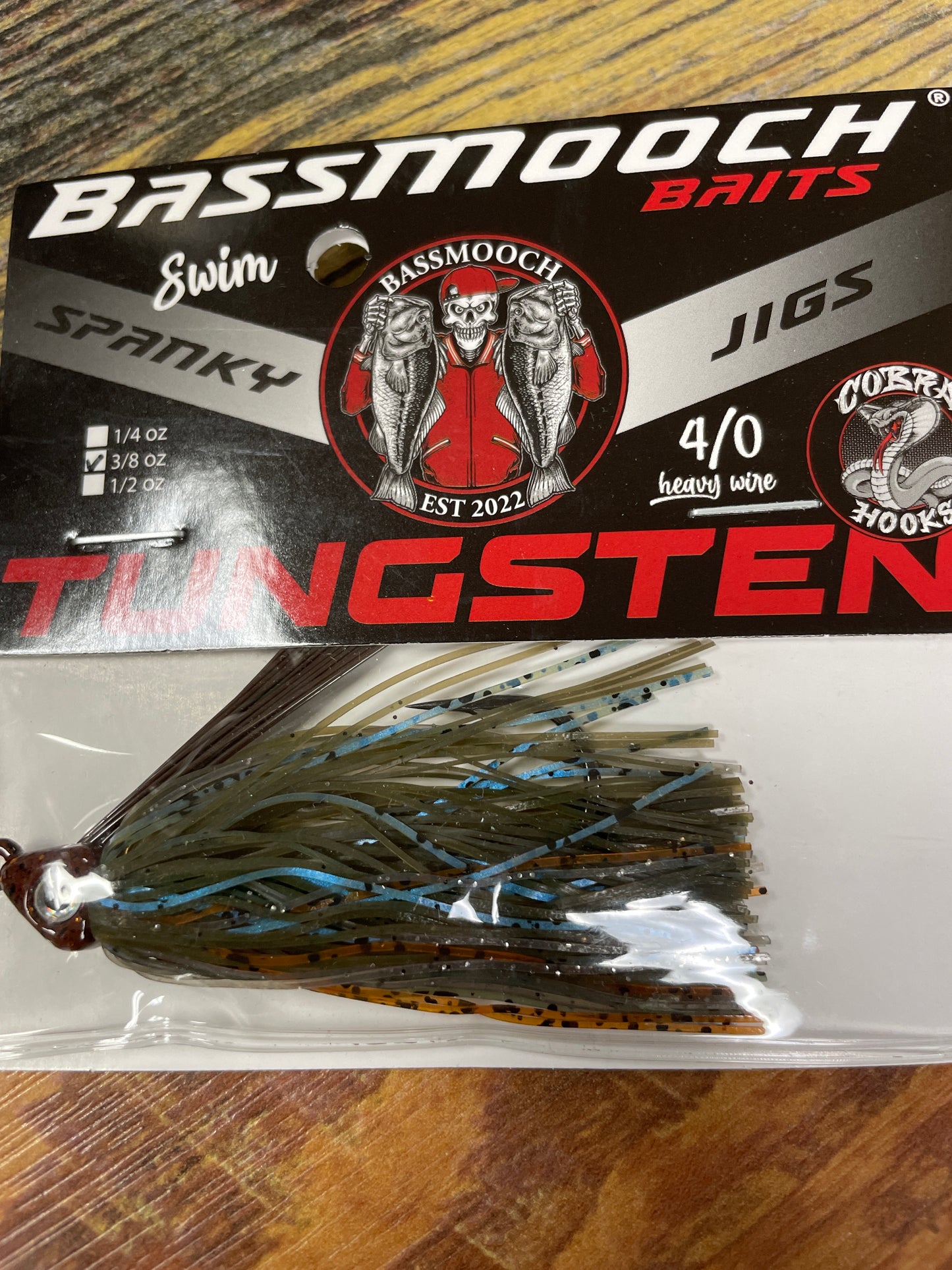 Bassmooch Baits Spanky Swim Jig 3/8oz Magic Craw