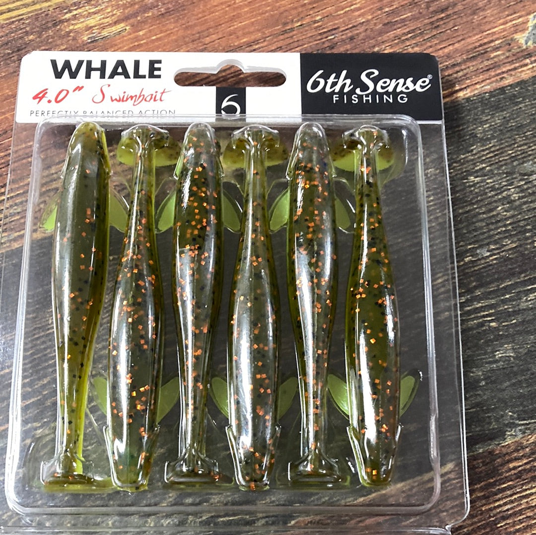 6th Sense Whale Swmbait 4" Mexican spice