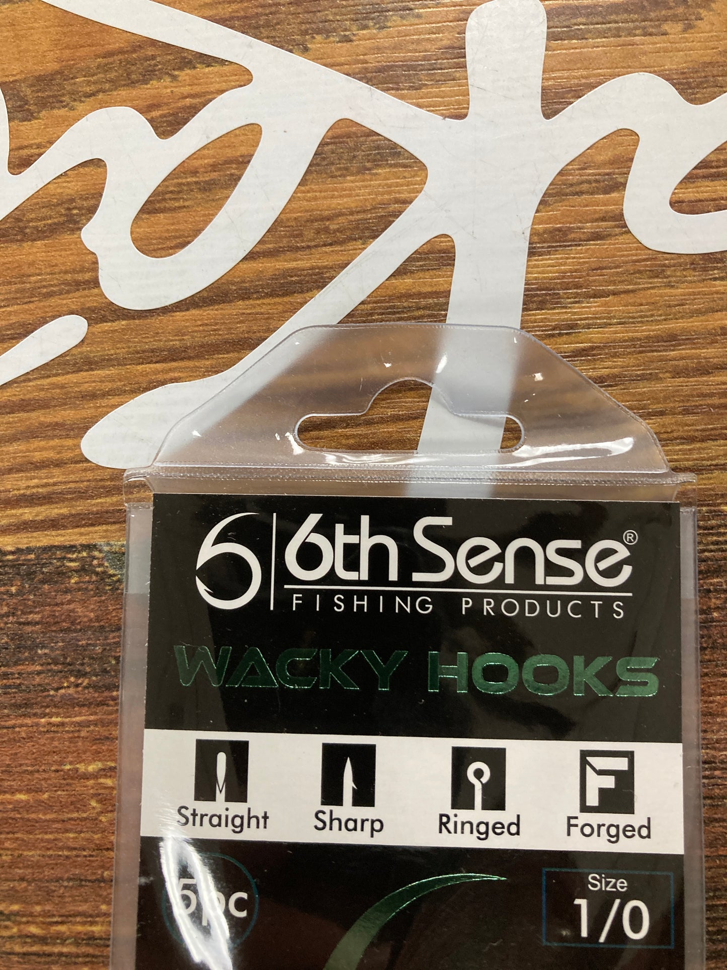 6th Sense Wacky Hook 1/0