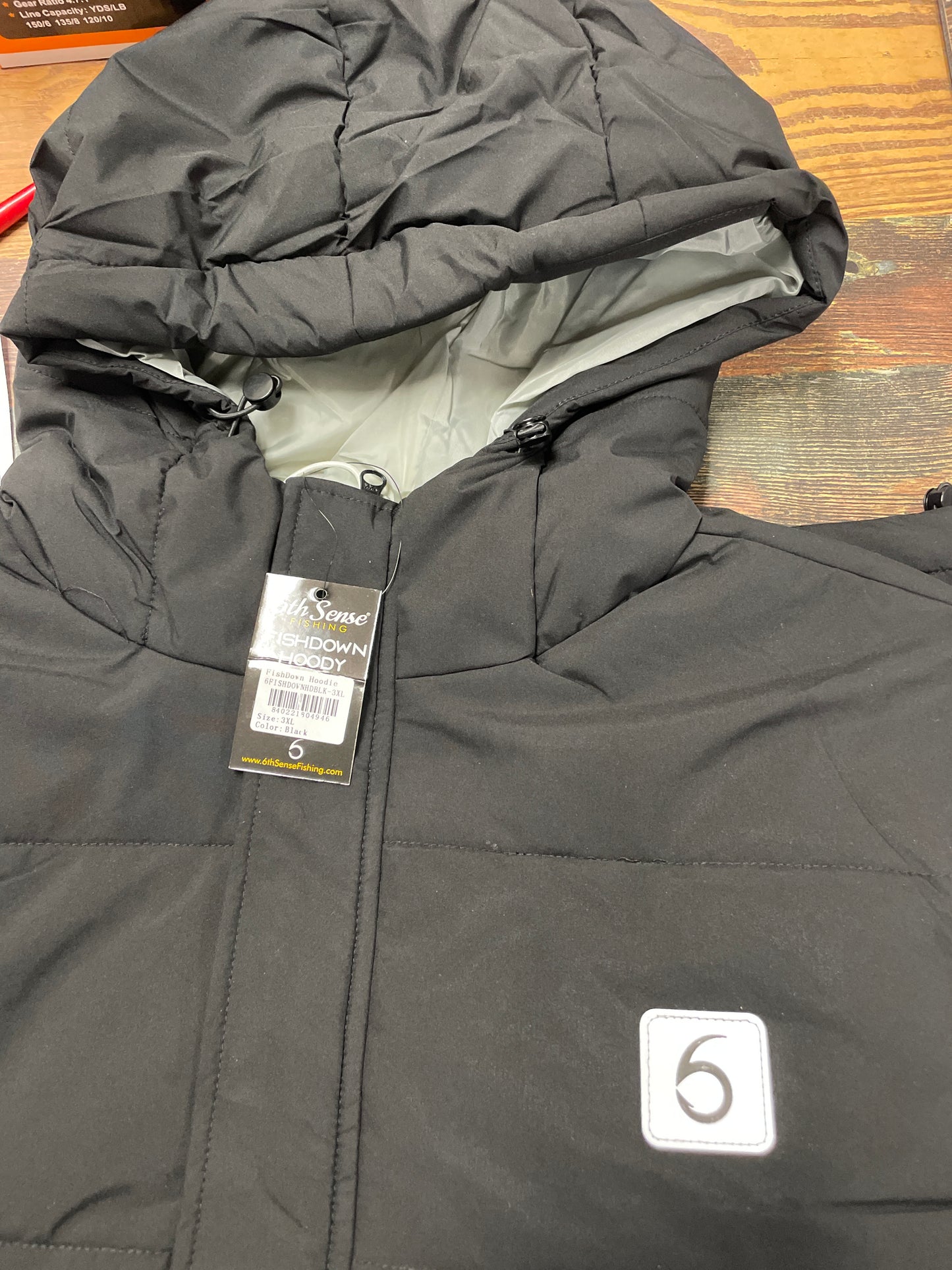 6th Sense Marina Fishdown Hoody 2XL Black