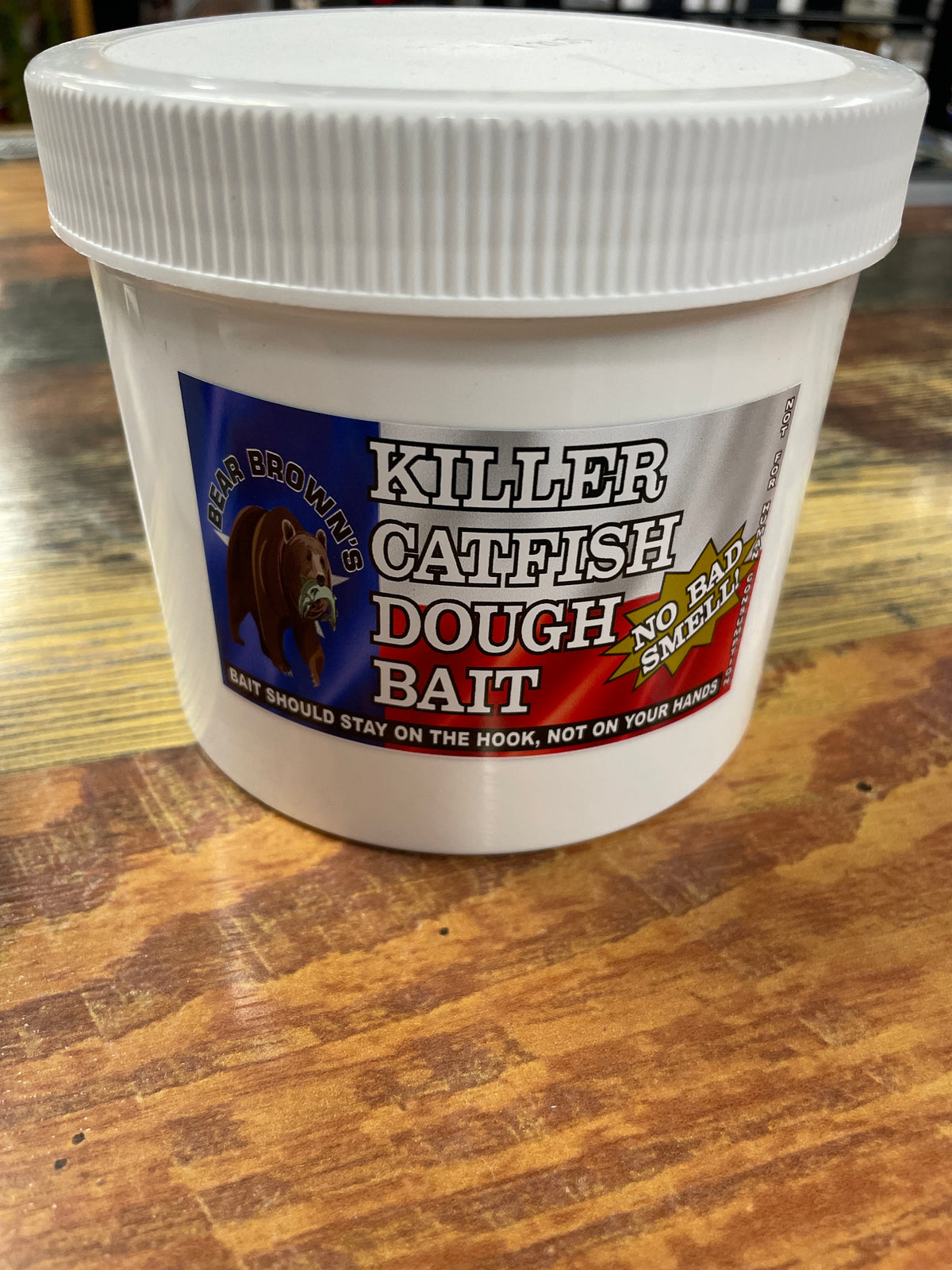 Bear Brown’s Killer Catfish Dough Bait - NO SMELL - Large Jar