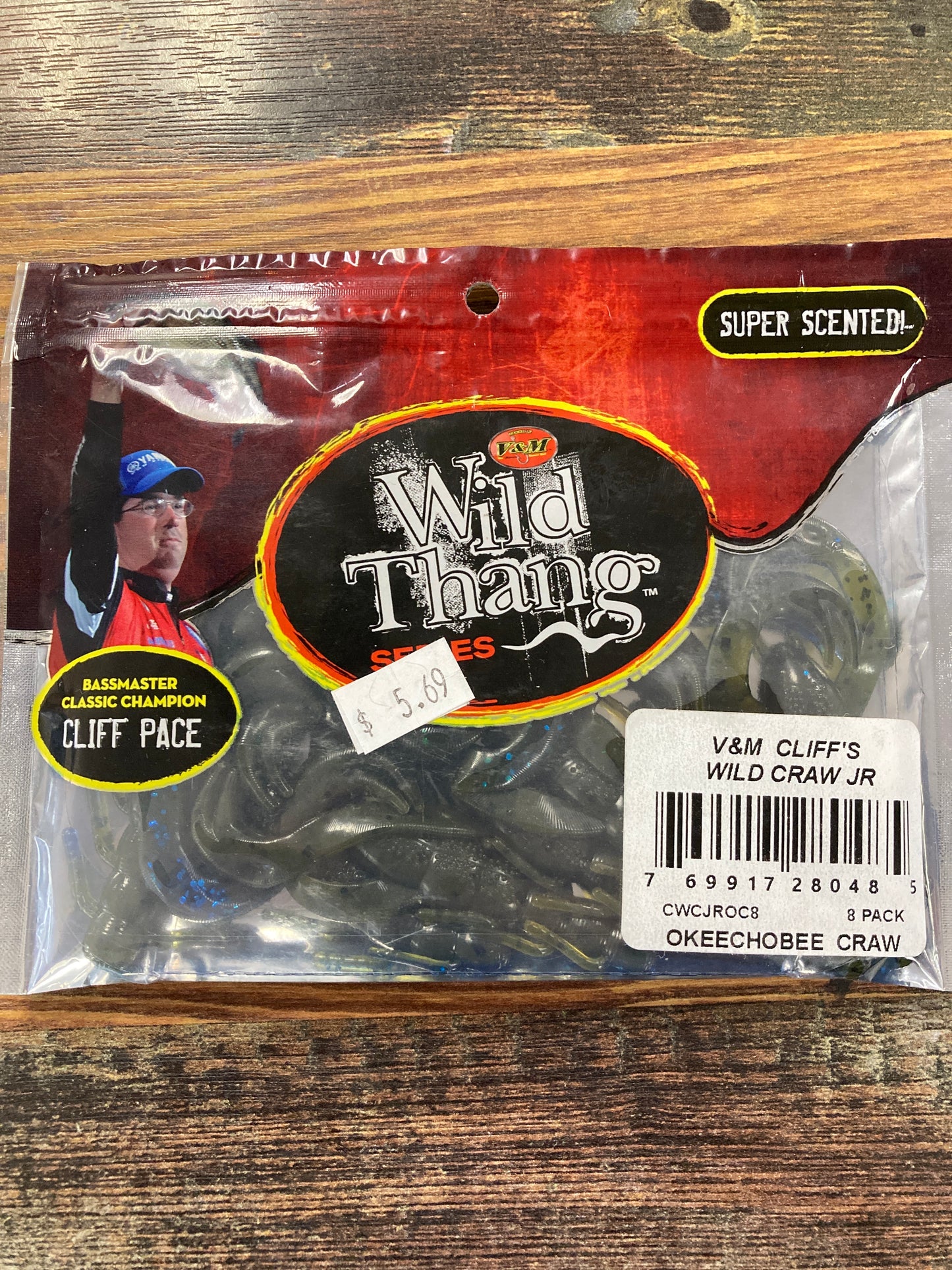 V&M Cliffs Wild Craw Jr. - Okeechobee Craw.
