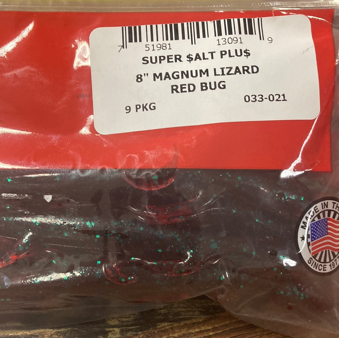 Zoom Mag Lizard 8" Red Bug