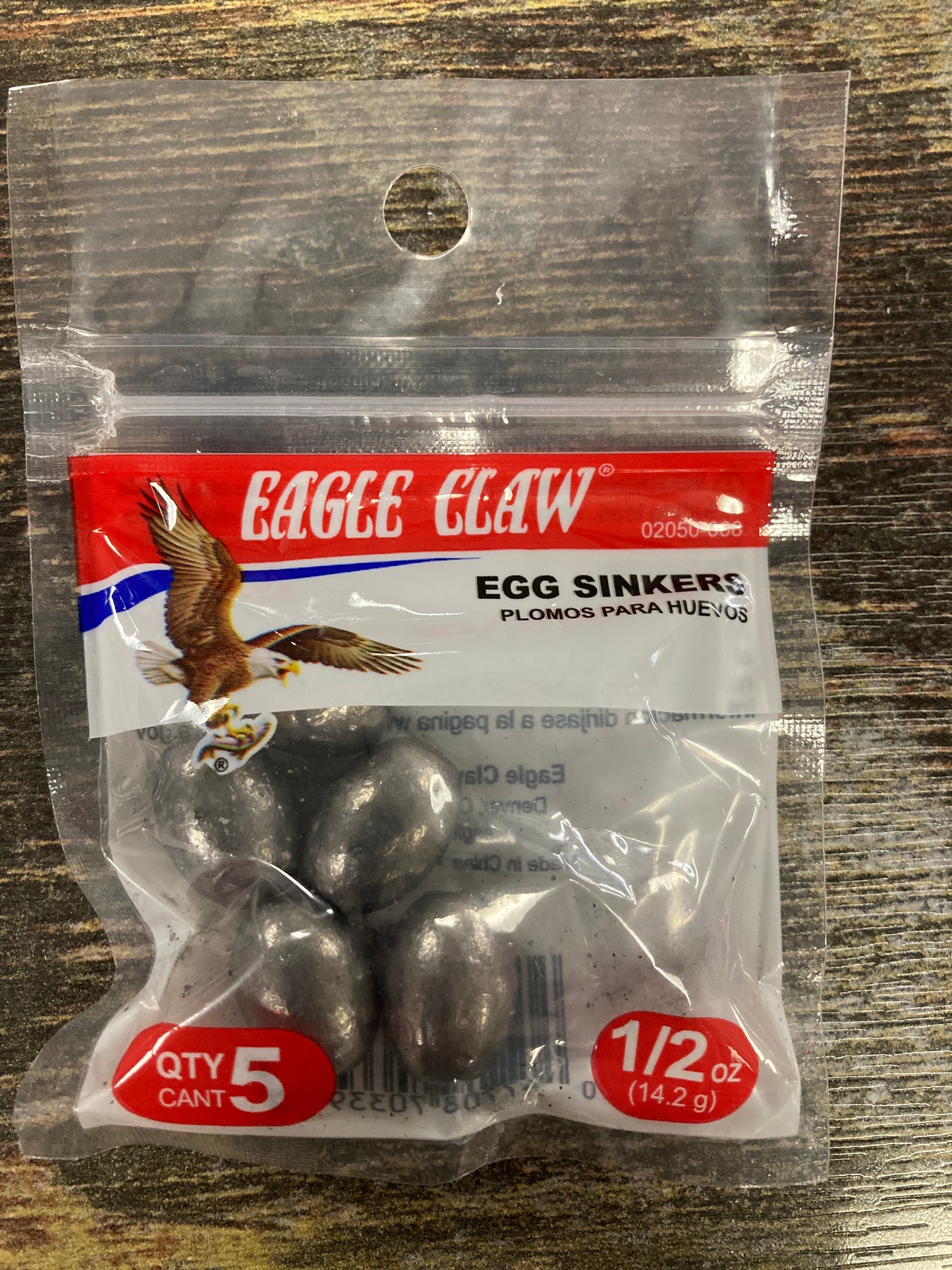 Eagle Claw Egg Sinker 1/2 oz.