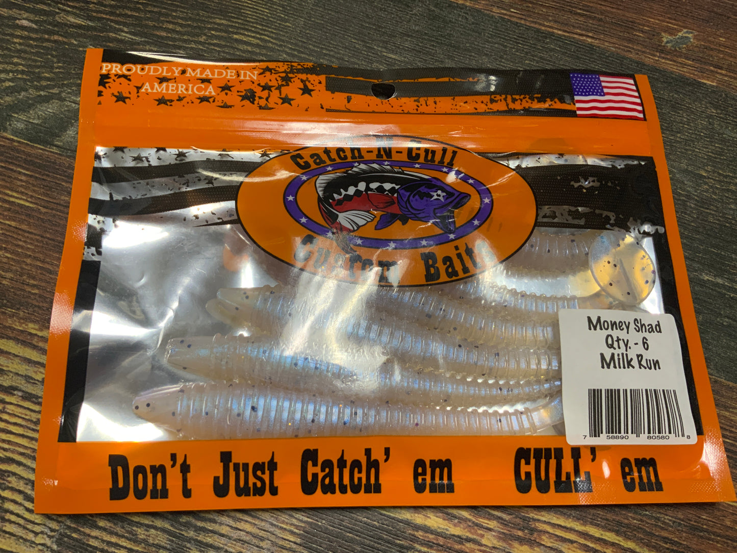 Catch-N-Cull Money Shad Paddle Tail - Milk Run