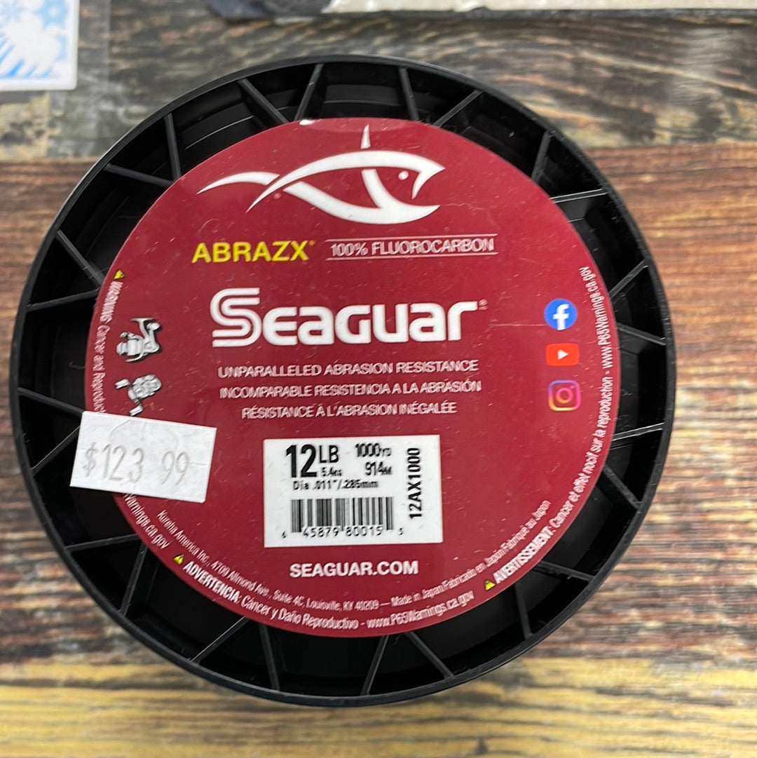 Seaguar Abrazx Fluoro 12lb. 1000 yds