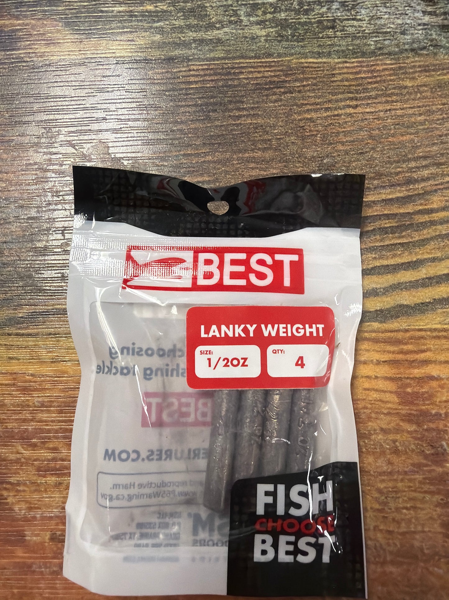 Best Lanky Weight 1/2oz