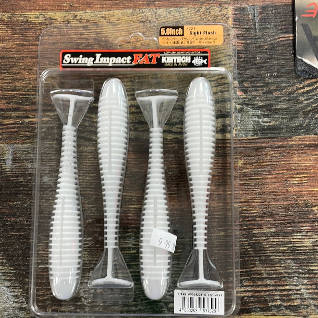 Keitech Fat Swing Impact 5.8” Sight Flash