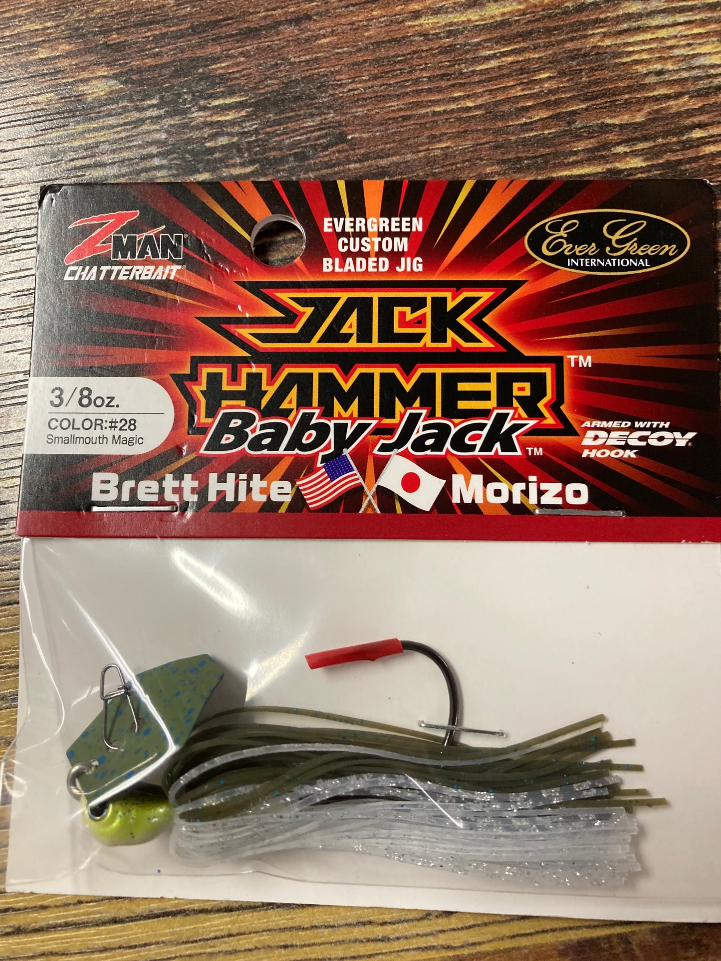 Z Man Jack Hammer Baby Jack 3/8 oz. Smallmouth Magic