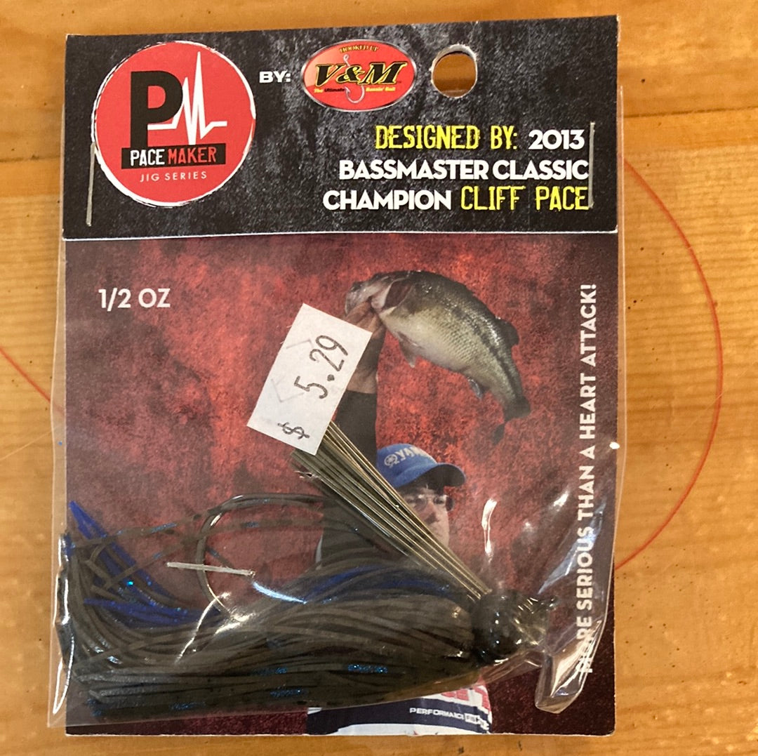 V&M Flatline Football Jig 1/2 oz. Okeechobee Craw