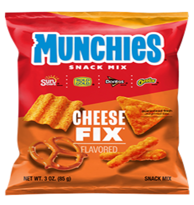 Munchies Snack Mix Cheese Fix Flavored 3 Oz
