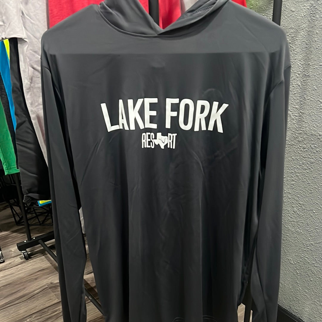 Lake Fork Resort Logo UV Hoodie