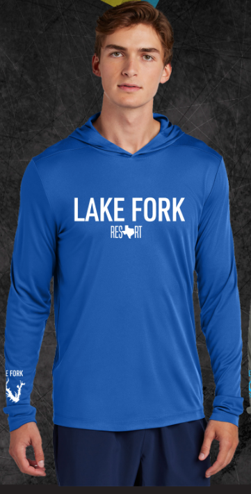 Lake Fork Resort Logo UV Hoodie