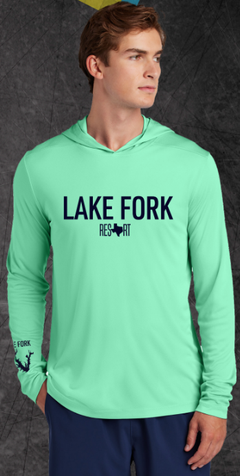 Lake Fork Resort Logo UV Hoodie