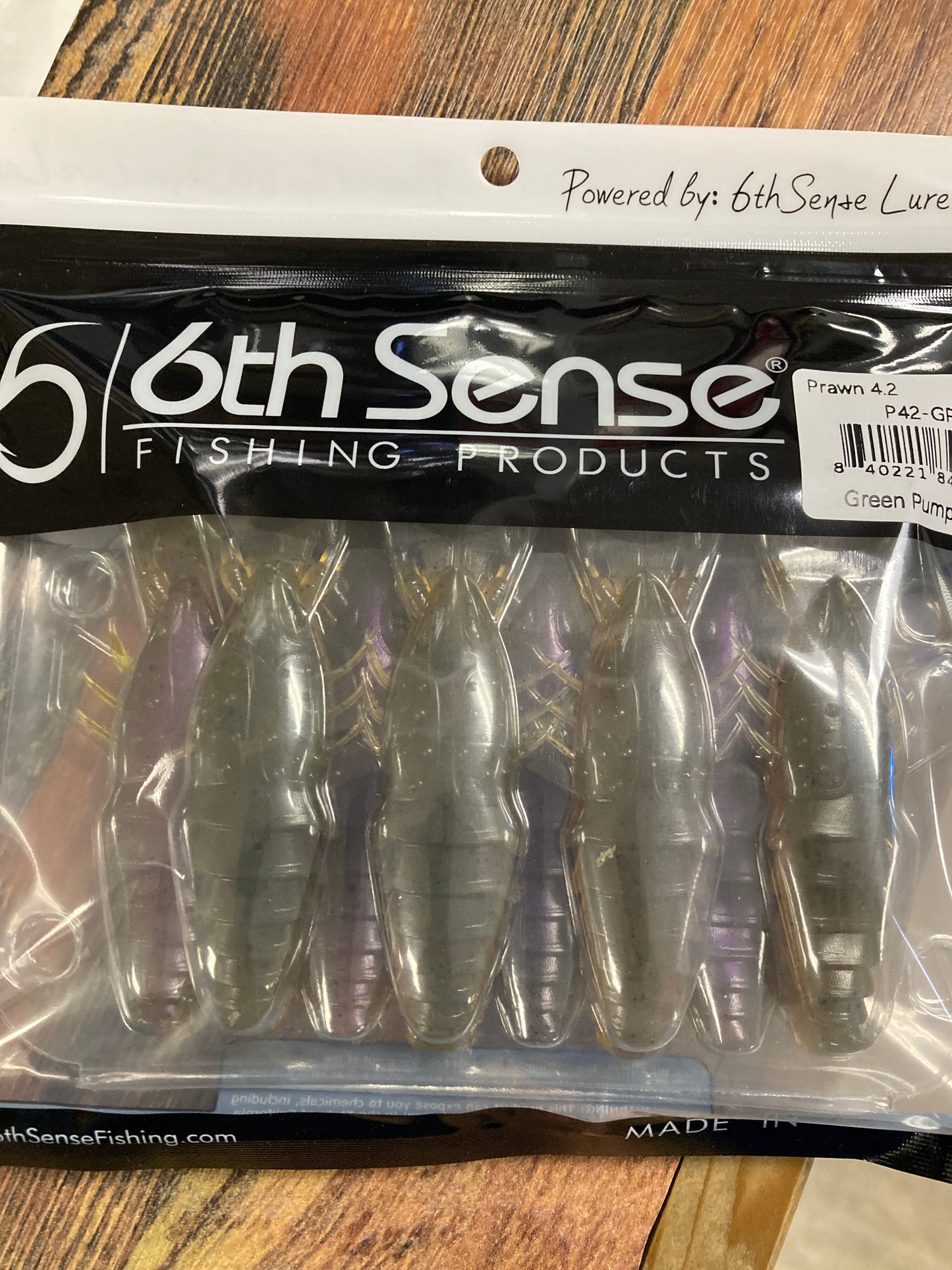 6th Sense Prawn 4.2 Green Pumpkin Pro