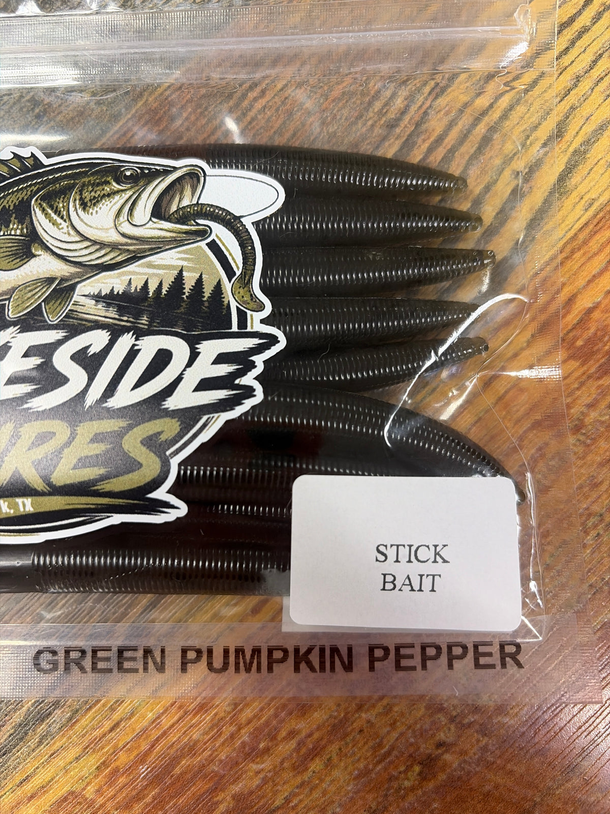 Lakeside Lures Stick Bait - Green Pumpkin Pepper