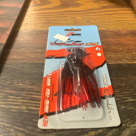 Z Man Chatterbait Elite 3/8 oz. 5/0 Red Hot Craw