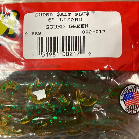 Zoom 6” Lizard - Gourd Green