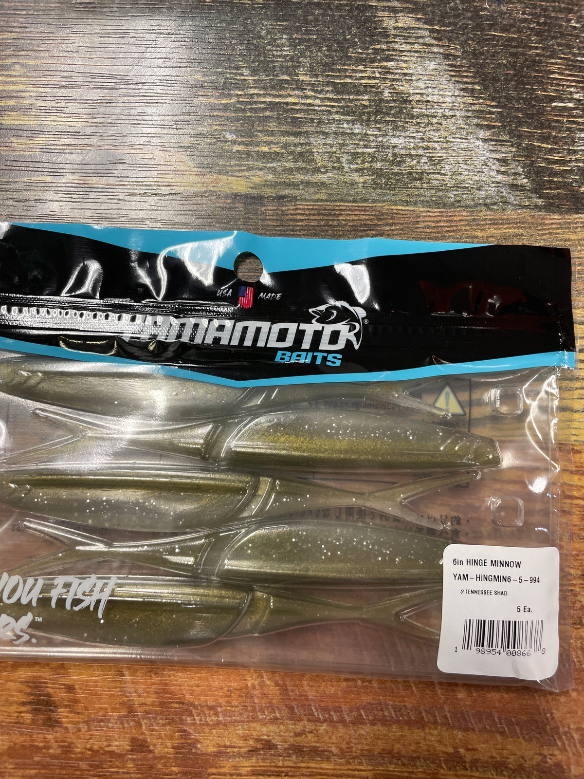 Yamamoto 6” Hinge Minnow Tennessee Shad
