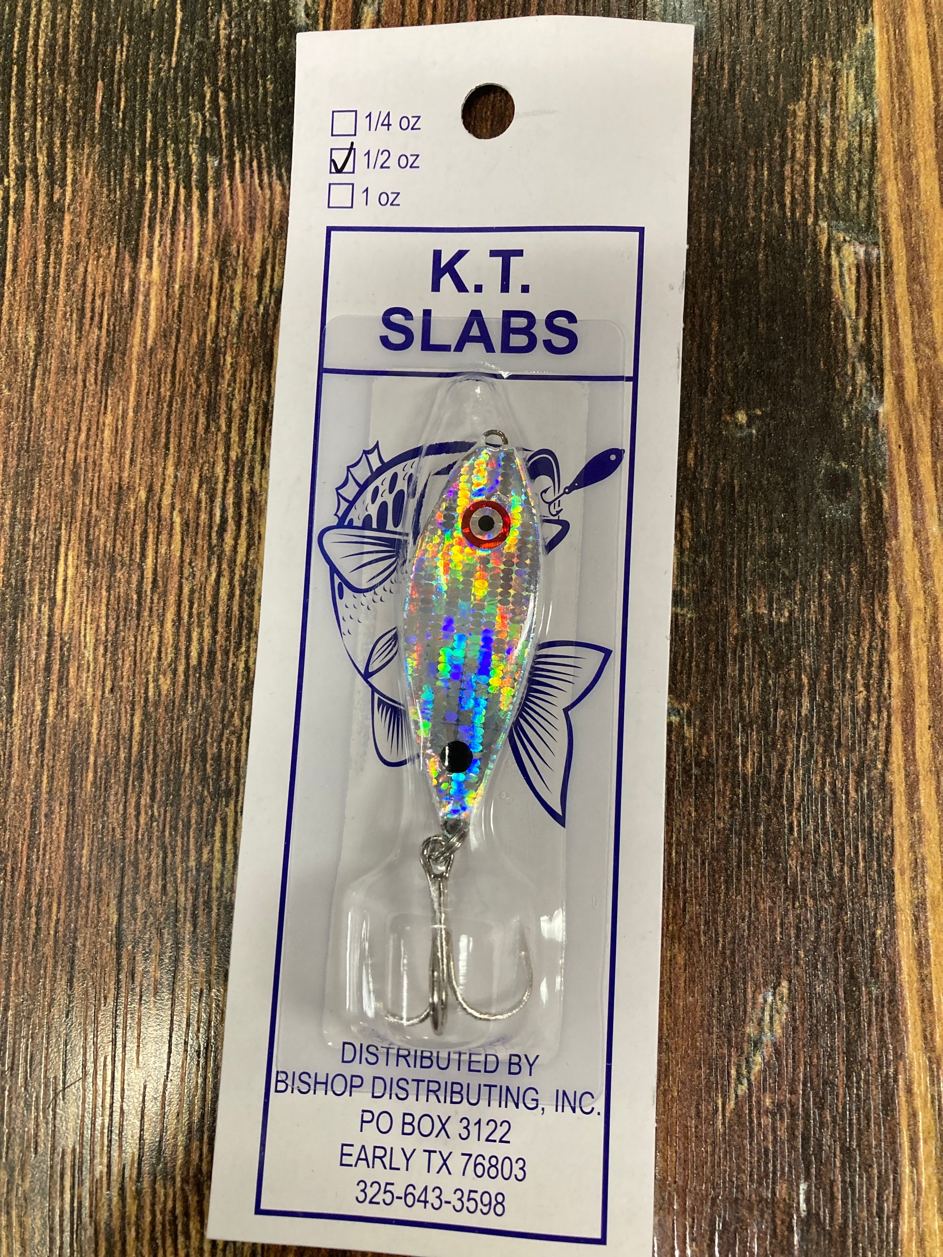 K.T.Slabs 1/2 oz Jigging Slab K.T.Slabs 1/2 oz Jigging Slab