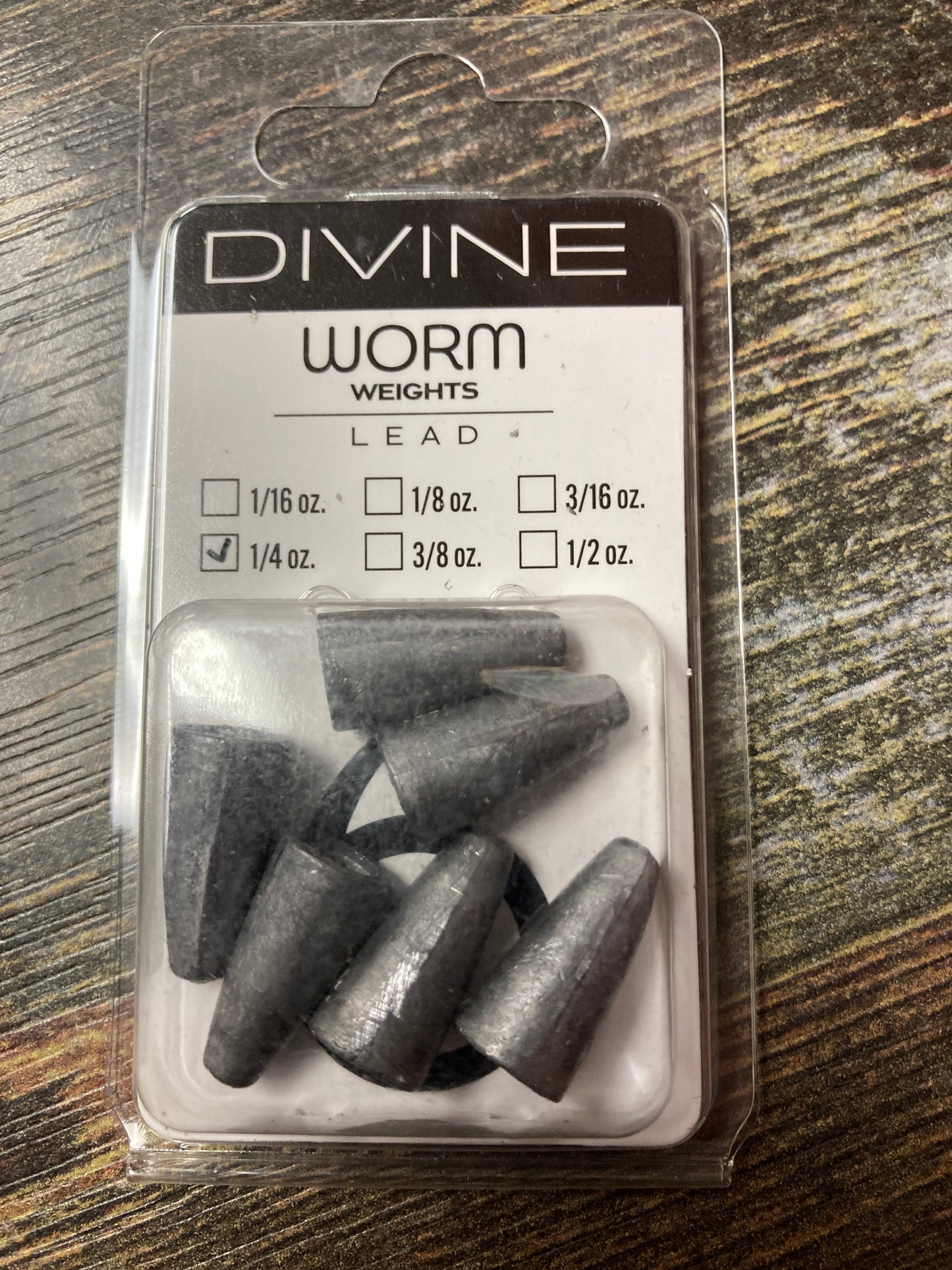 6th Sense Divine Worm Weights 1/4 oz Lead