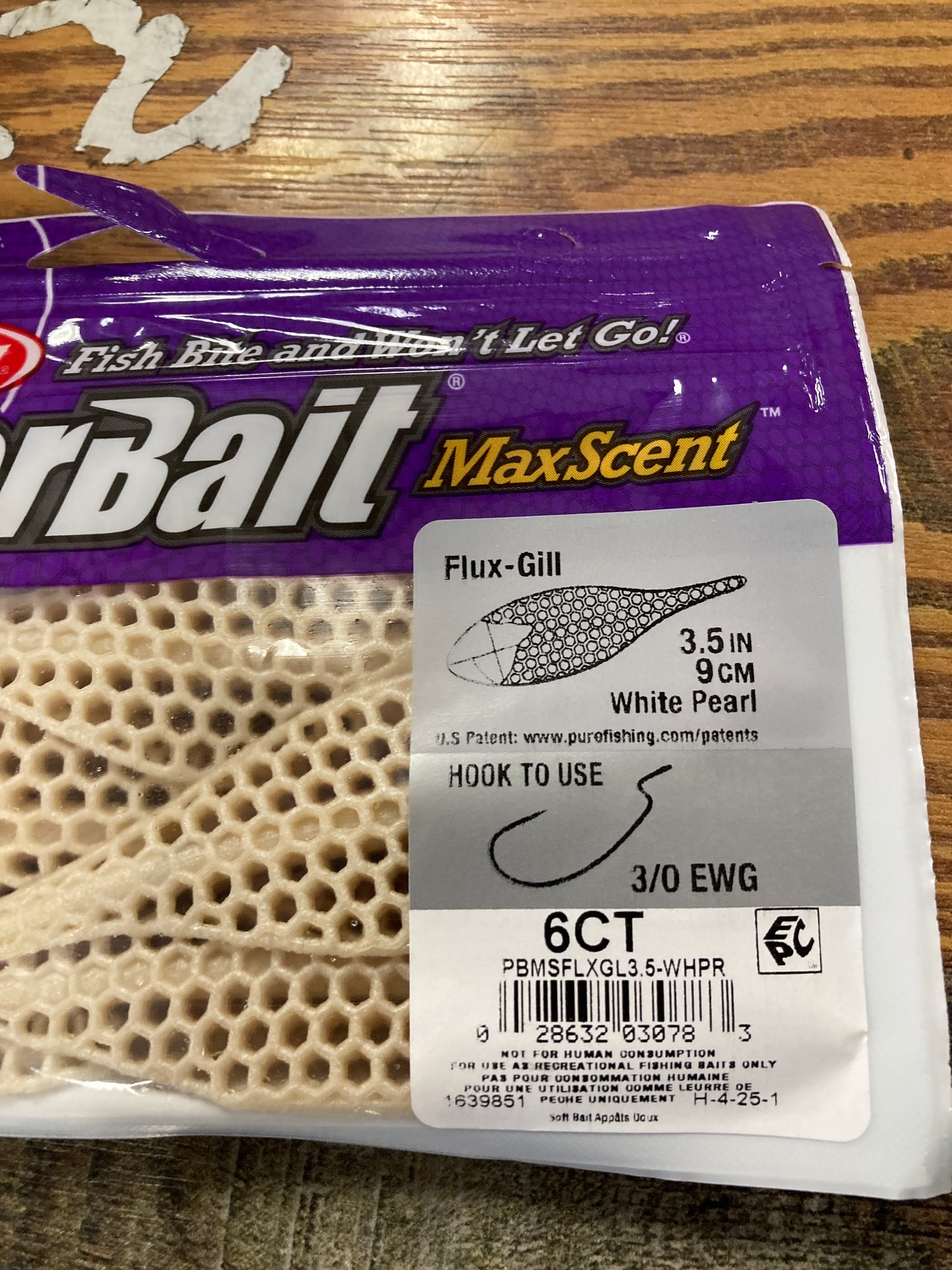 Berkley Flux Gill 3.5 White Pearl