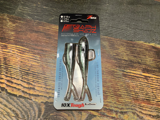 Z Man Graph Shadz 1/4 oz. 3.8” Bad Shad