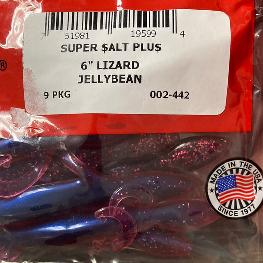 Zoom 6” Lizard - Jellybean