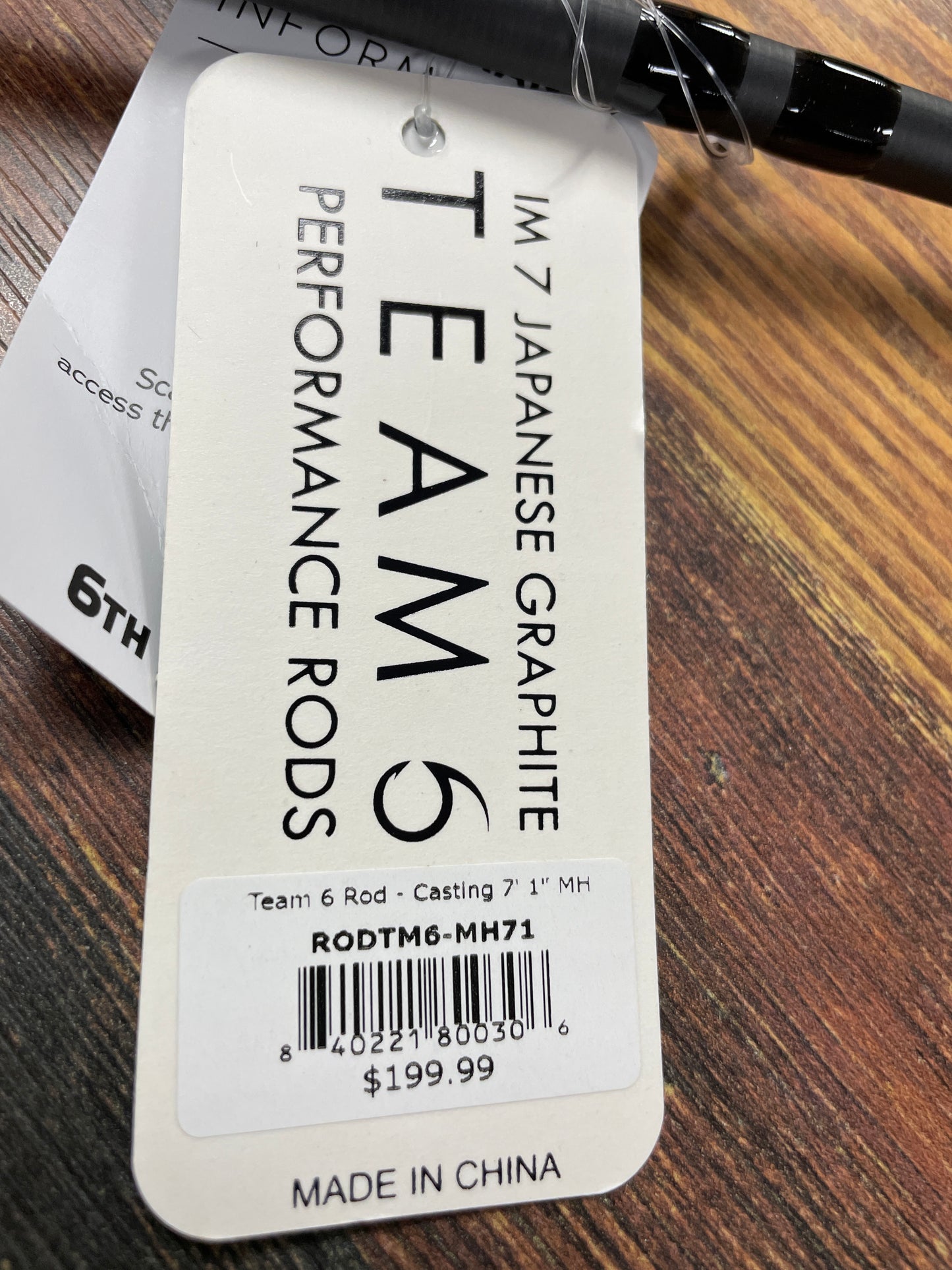 6th Sense Team 6 Rod - 7’1”