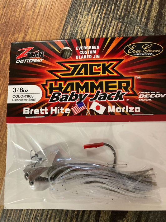 Z Man Jack Hammer Baby Jack 3/8 oz. Clearwater Shad