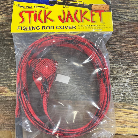 Stick Jacket Rod Cover  7' 1/2" Red Shad
