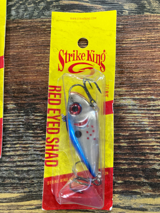 Strike King Red Eye Shad 3/8 oz. Bleeding Chrome Blue