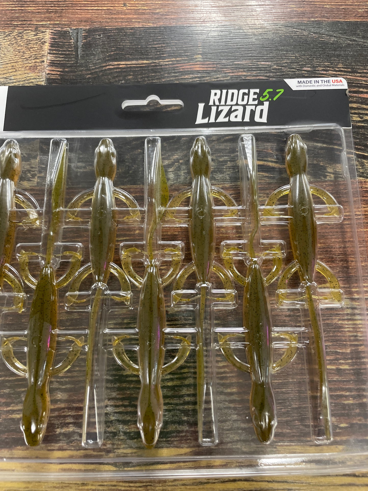 6th Sense Ridge Lizard 5.7" Green Pumpkin Pro