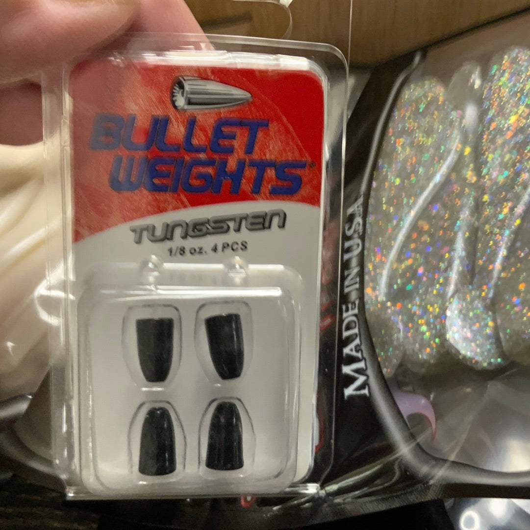 Bullet Weight Tungsten 1/8 oz. Black