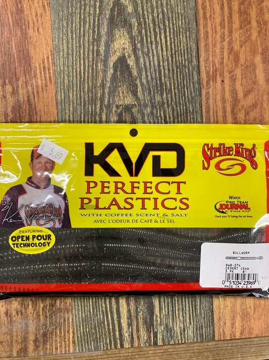 Strike King KVD Bull Worm 8” Desert Craw