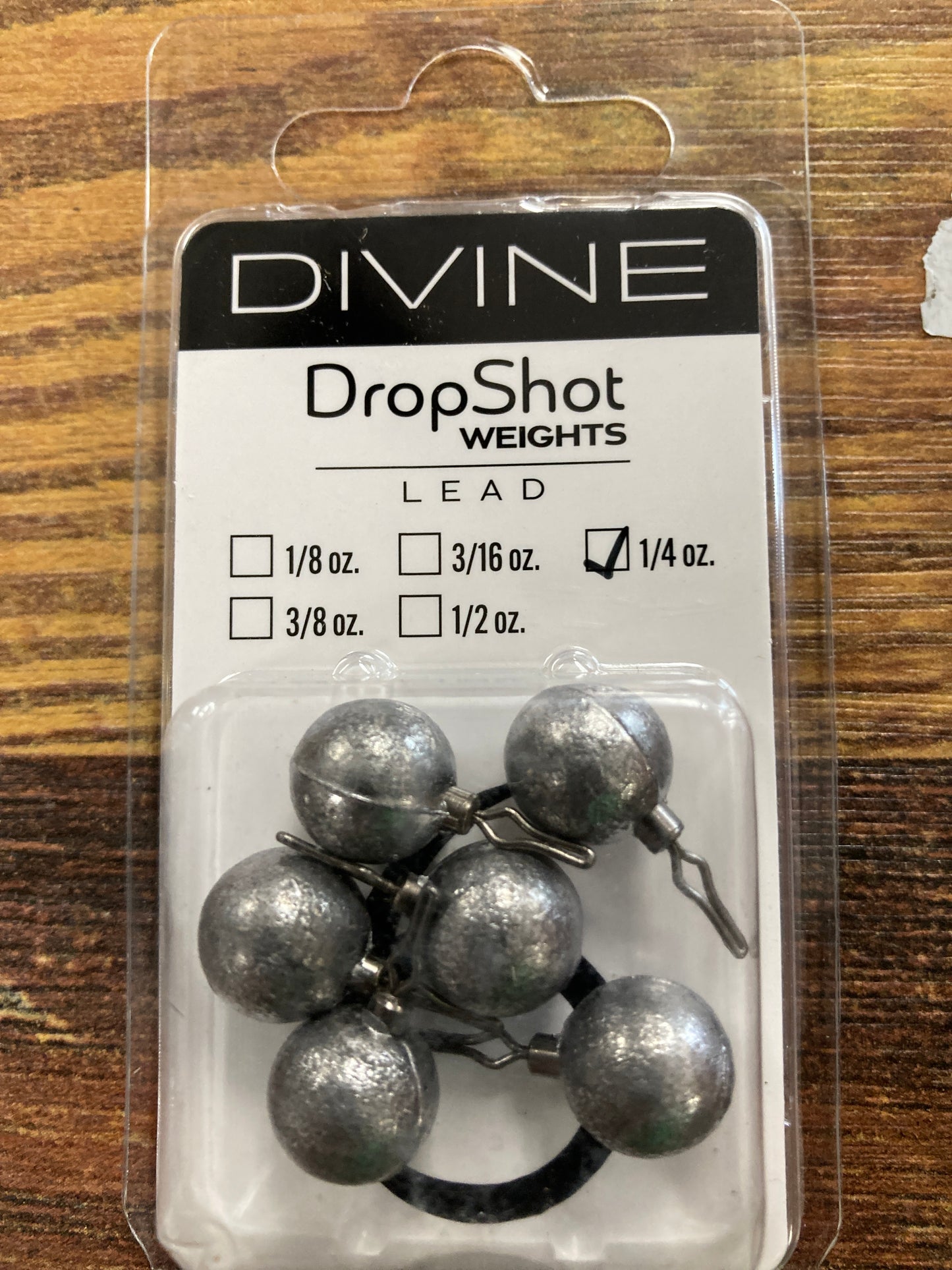 6th Sense Drop Shot Weights 1/4 oz. Lead