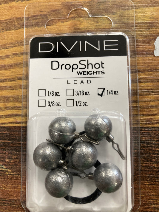 6th Sense Drop Shot Weights 1/4 oz. Lead