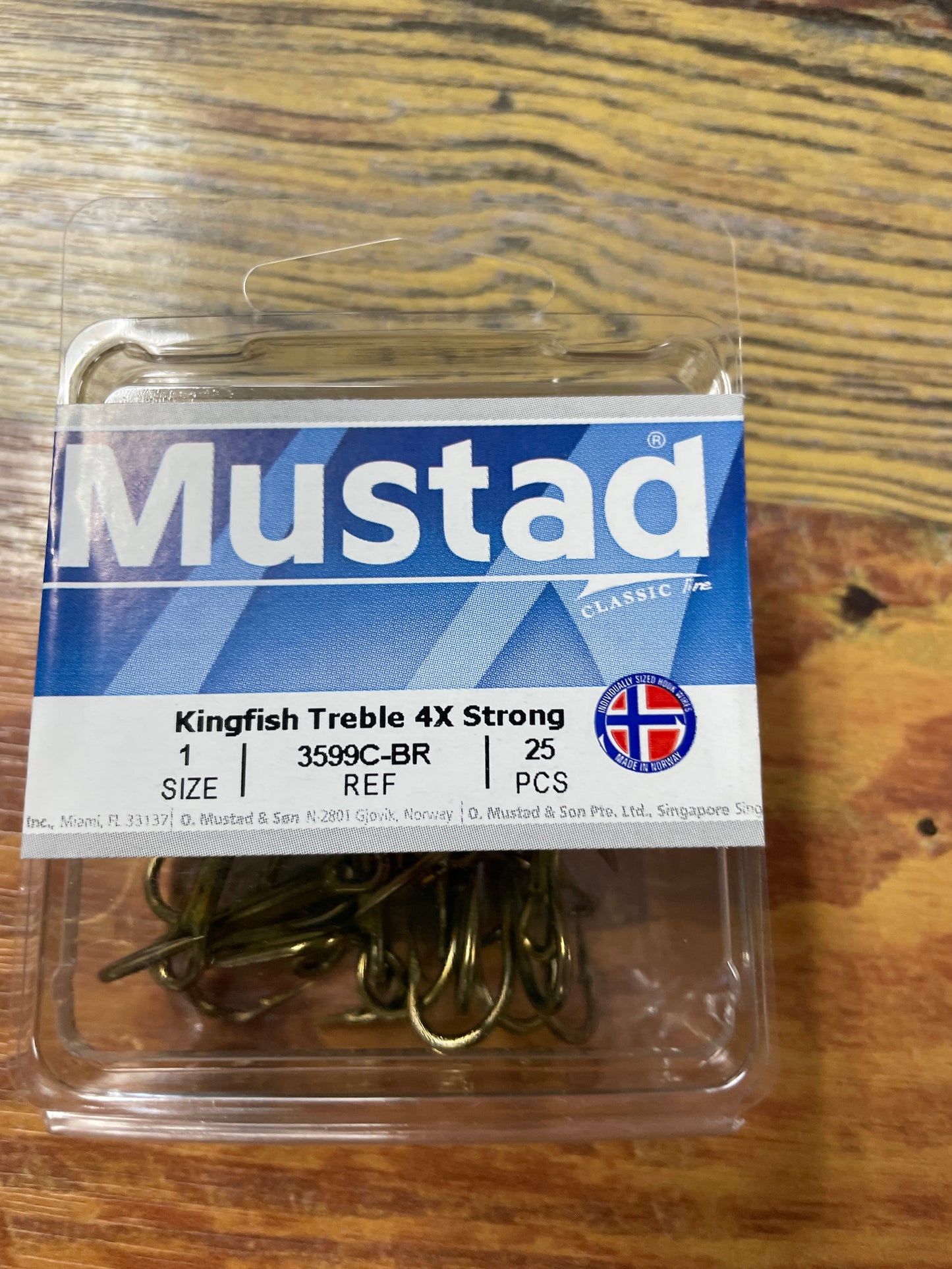 Mustad Classic #1 Bronze 25 pk