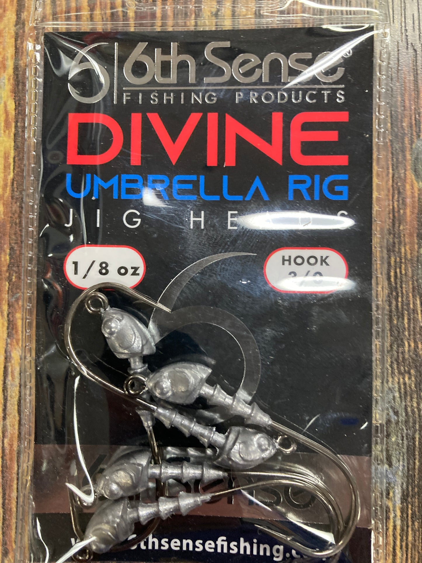 6th Sense Divine Umbrella Jig Heads 1/8 oz. 3/0 Lead