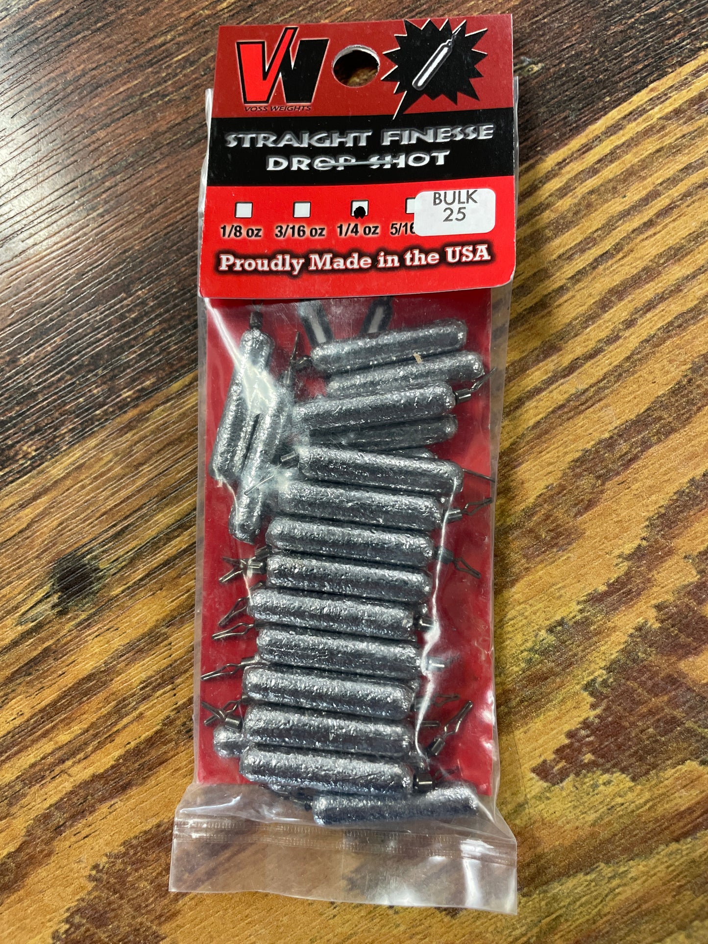 VOSS Straight Finesse Drop Shot 1/4 oz.