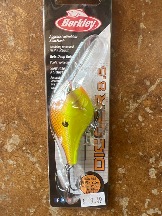 Berkley Digger 8.5 - 7/16 oz. 2-1/2” Brown Mustard