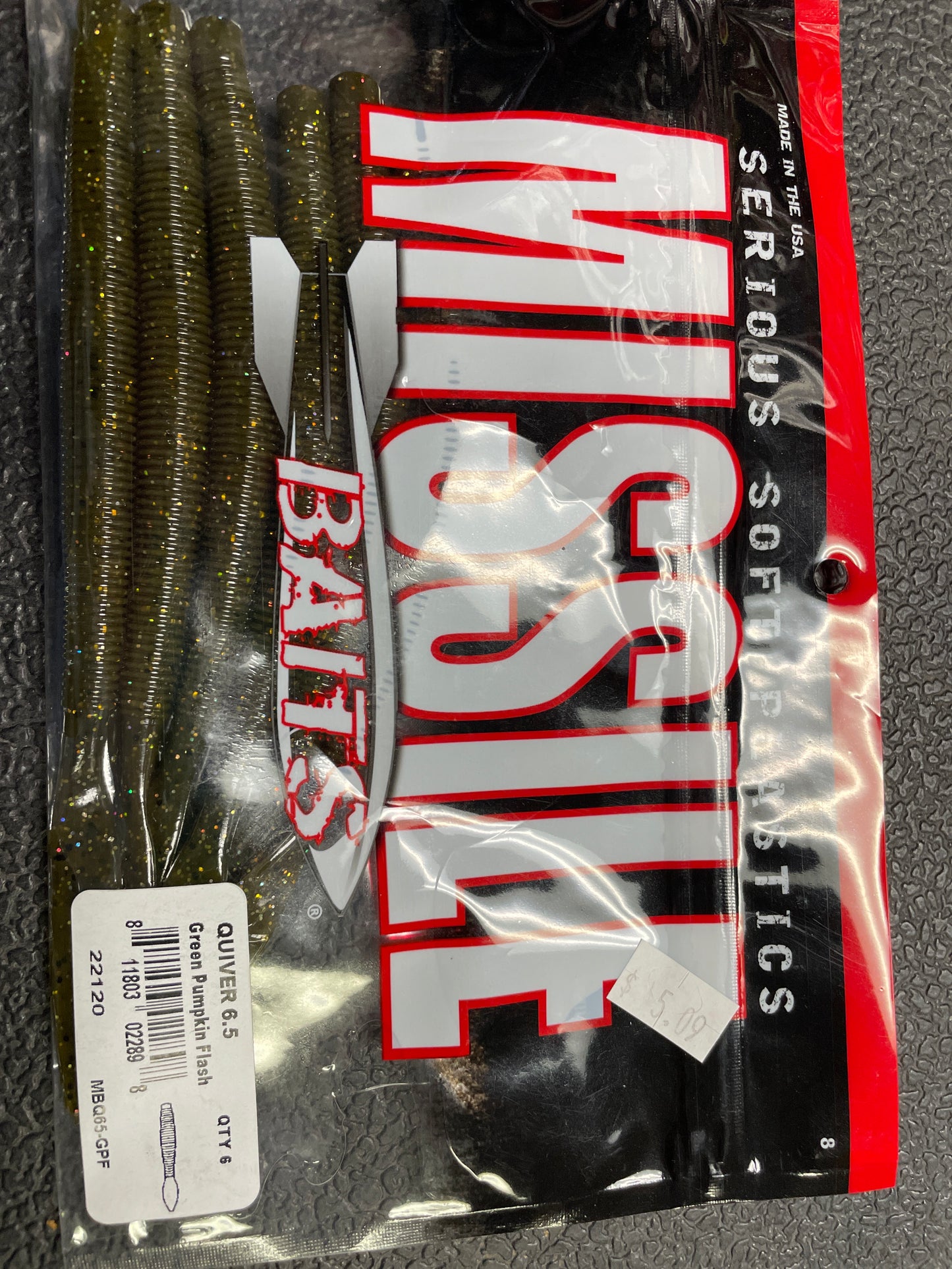 Missile Baits Green Pumpkin Flash